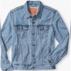 Levi's Mens Denim Trucker Jacket Light Wash PC9-72334-0131 XL